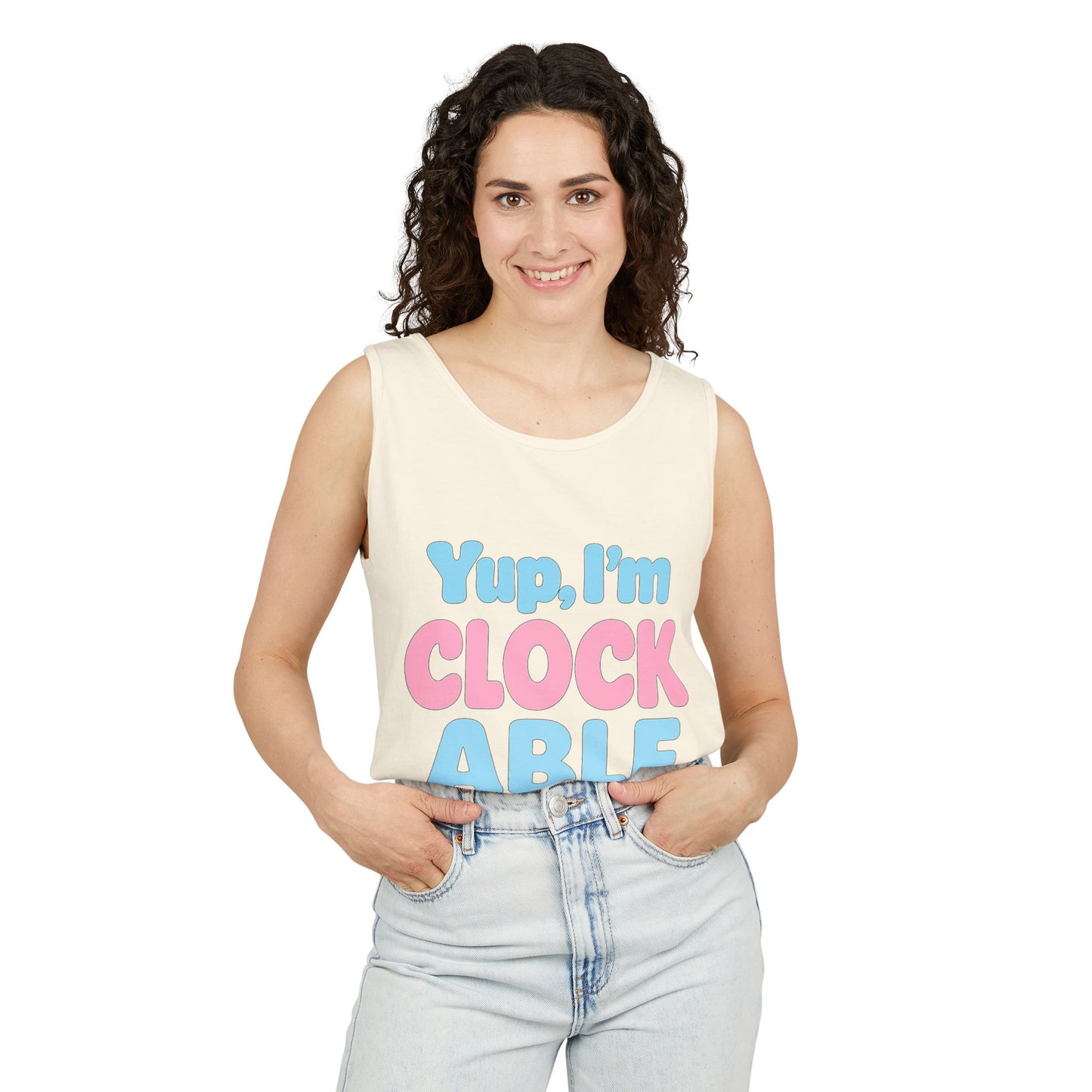 Unisex The "I'm CLOCKABLE" Tank Top