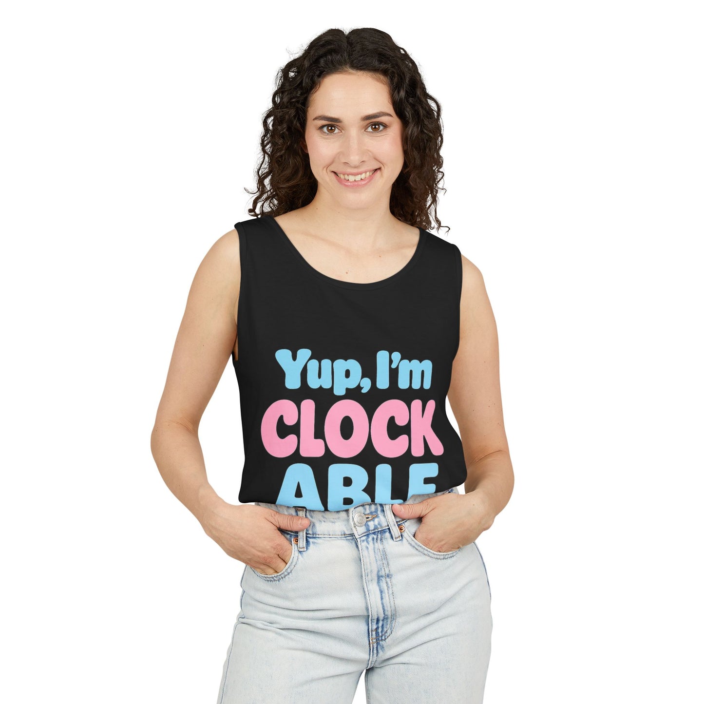 Unisex The "I'm CLOCKABLE" Tank Top