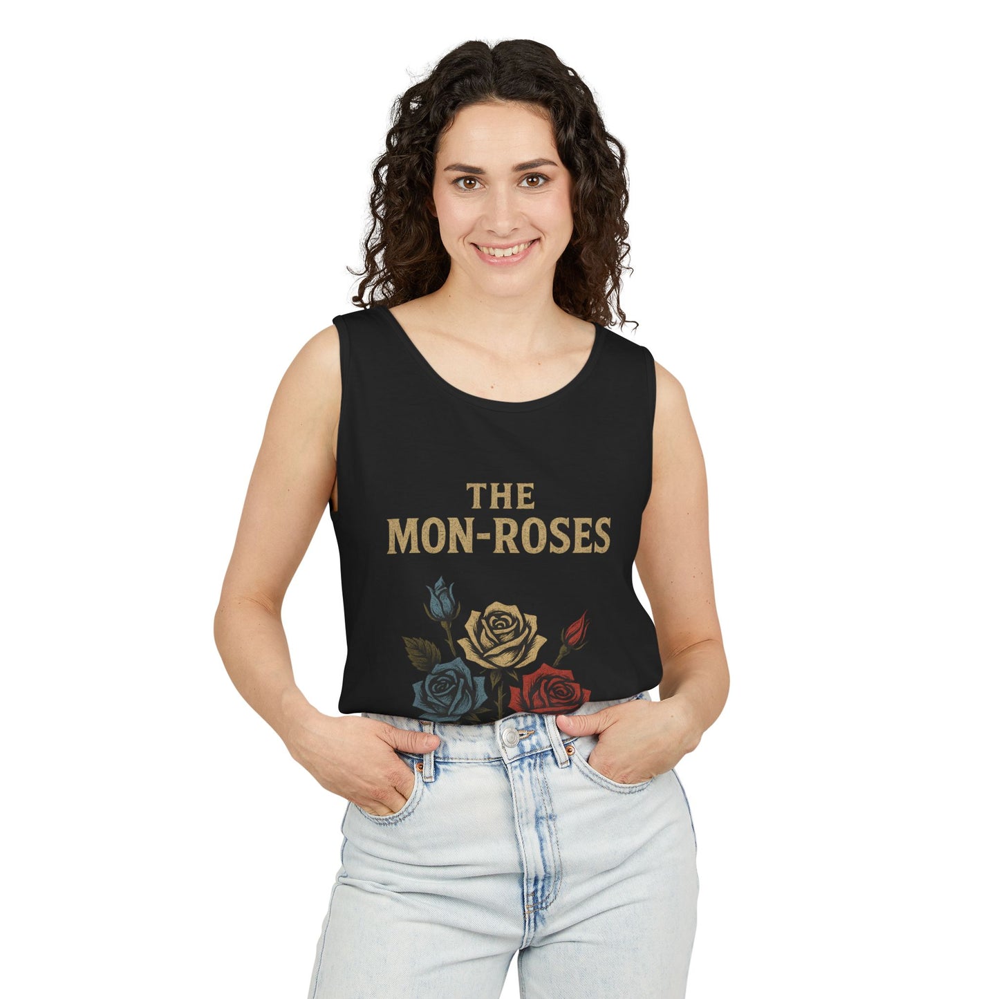 Unisex The "Mon-ROSES" Tank Top