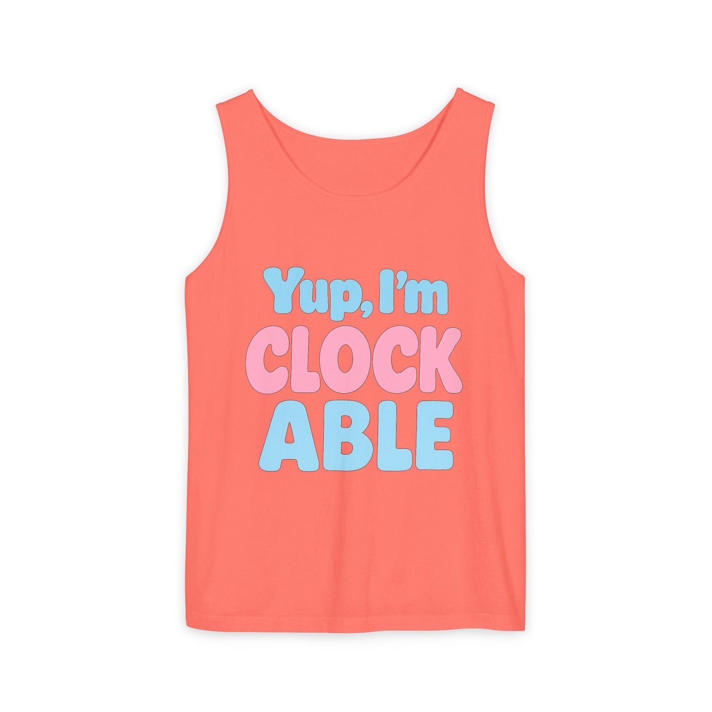 Unisex The "I'm CLOCKABLE" Tank Top
