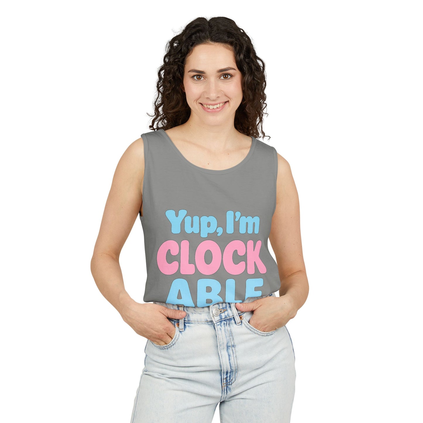 Unisex The "I'm CLOCKABLE" Tank Top