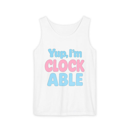 Unisex The "I'm CLOCKABLE" Tank Top