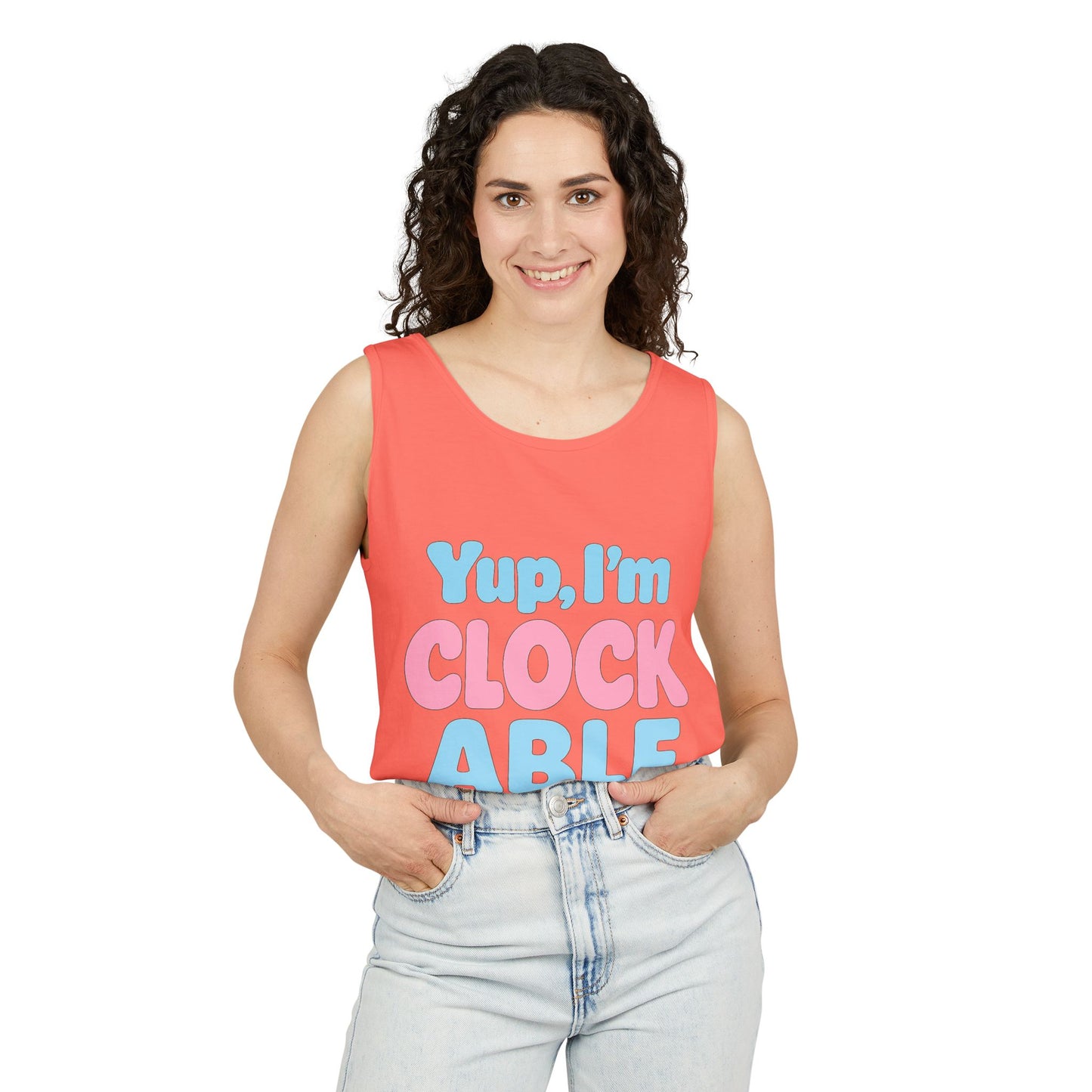 Unisex The "I'm CLOCKABLE" Tank Top