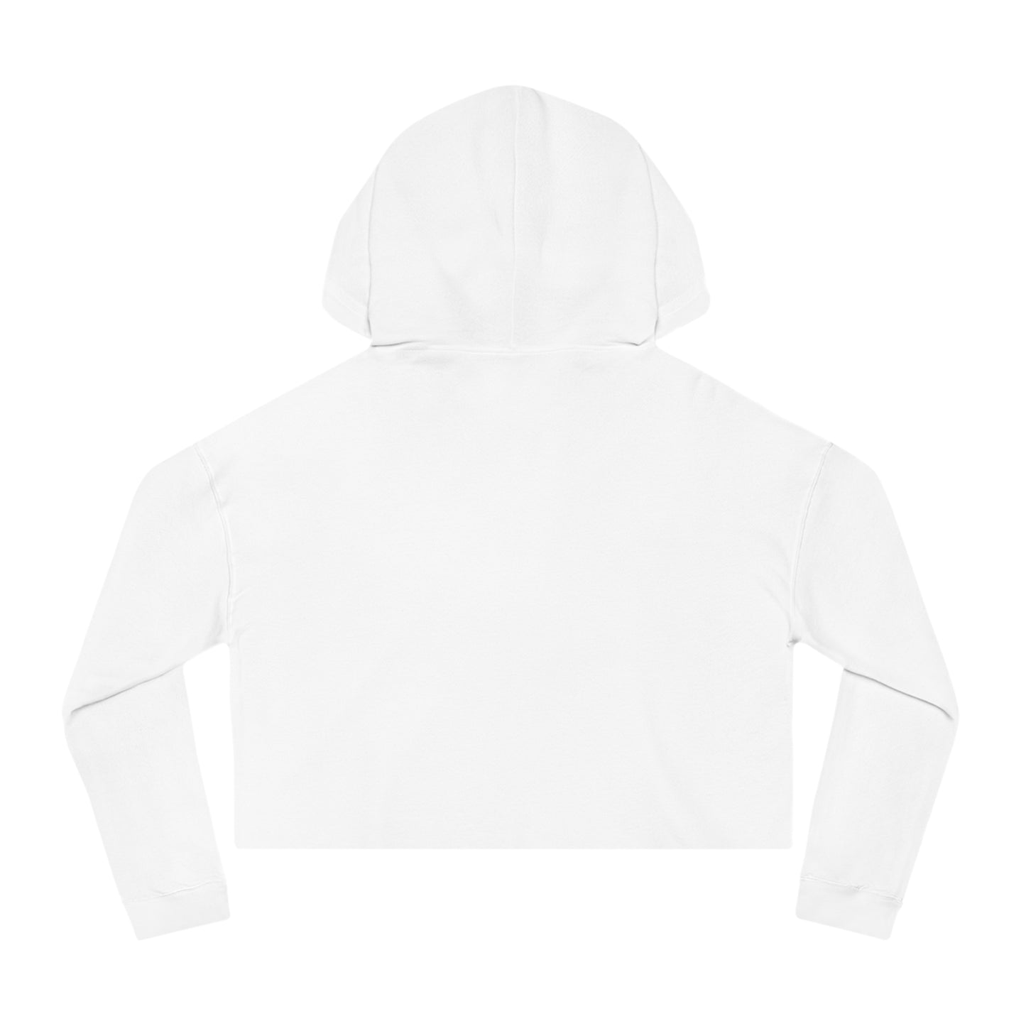 "Yup, I'm Clockable" Flag Cropped Hoodie for Women
